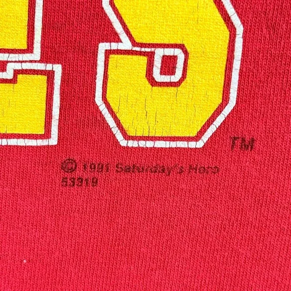 Vintage 90's Iowa State Cyclones Shirt Men’s XL Red Delta NCAA Football USA - Picture 3 of 11